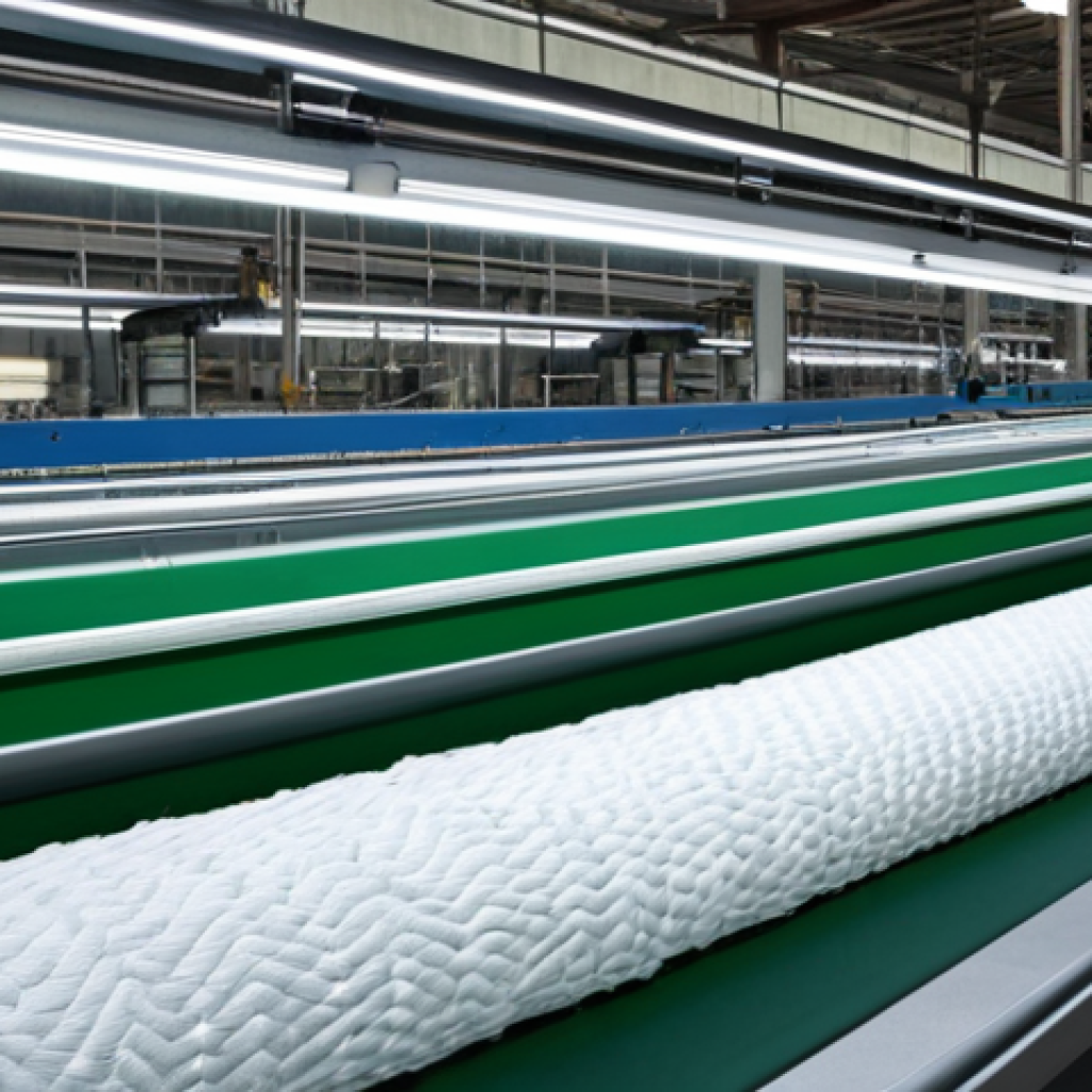 Prompt 1: Modern Textile Factory Innovation**