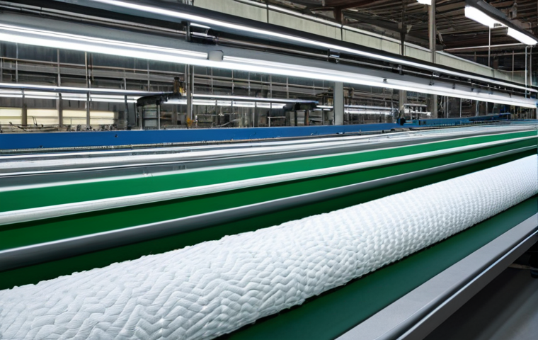 Prompt 1: Modern Textile Factory Innovation**