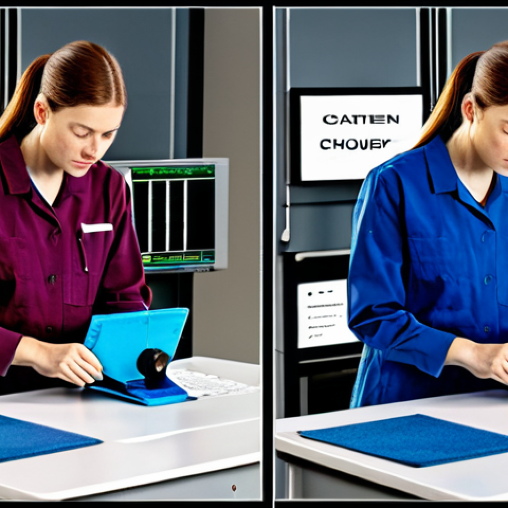 Okay, I will create two distinct and safe image prompts for Stable Diffusion XL, based on the provided text about preparing for a fiberologist skill exam in textile engineering. Both prompts will emphasize safety, appropriate attire, and professional settings.