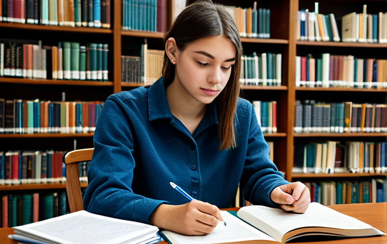 **

"A focused textile engineering student, fully clothed in appropriate study attire, diligently studying textbooks and notes at a desk, surrounded by textile samples in a university library setting, safe for work, appropriate content, professional, perfect anatomy, correct proportions, natural pose, well-formed hands, proper finger count, natural body proportions, family-friendly."

**