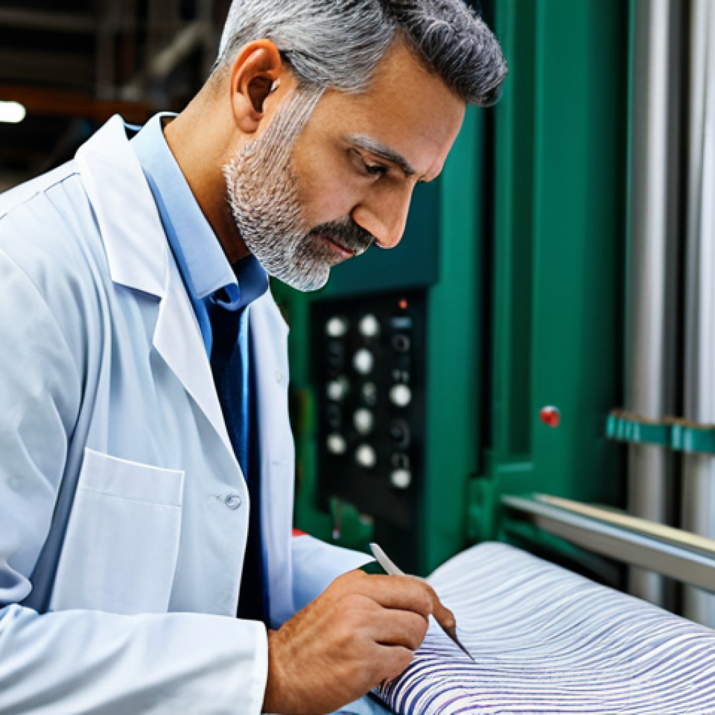 섬유기사 자격증과 유사 자격증 비교 - **

A confident textile engineer, fully clothed in appropriate attire (lab coat or business casual),...