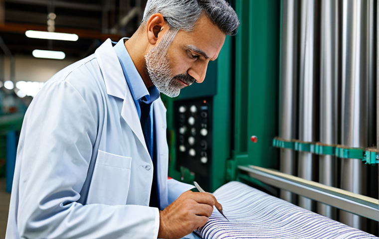 섬유기사 자격증과 유사 자격증 비교 - **

A confident textile engineer, fully clothed in appropriate attire (lab coat or business casual),...