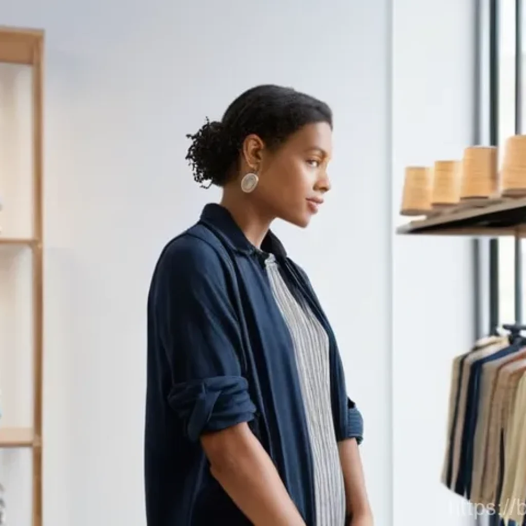 섬유기사 이직 성공담 - **Prompt 1: Sustainable Fashion Innovator**
    "A confident female textile engineer in her late 20s...