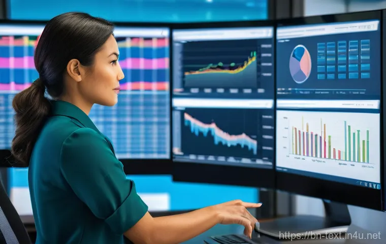 섬유기사 이직 성공담 - **Prompt 2: Smart Textile Development in Action**
    "A focused male and female engineering duo, bo...