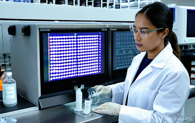 섬유기사와 실기시험의 준비 포인트 - **Prompt: Modern Textile Engineer at Work**
"A diligent female textile engineer, in her late 20s...