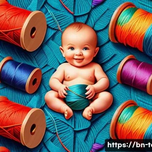 Home 26 섬유기사 필기시험의 준비 단계 - **Prompt:** A brightly colored illustration in a children's book style depicting a happy baby wearin...